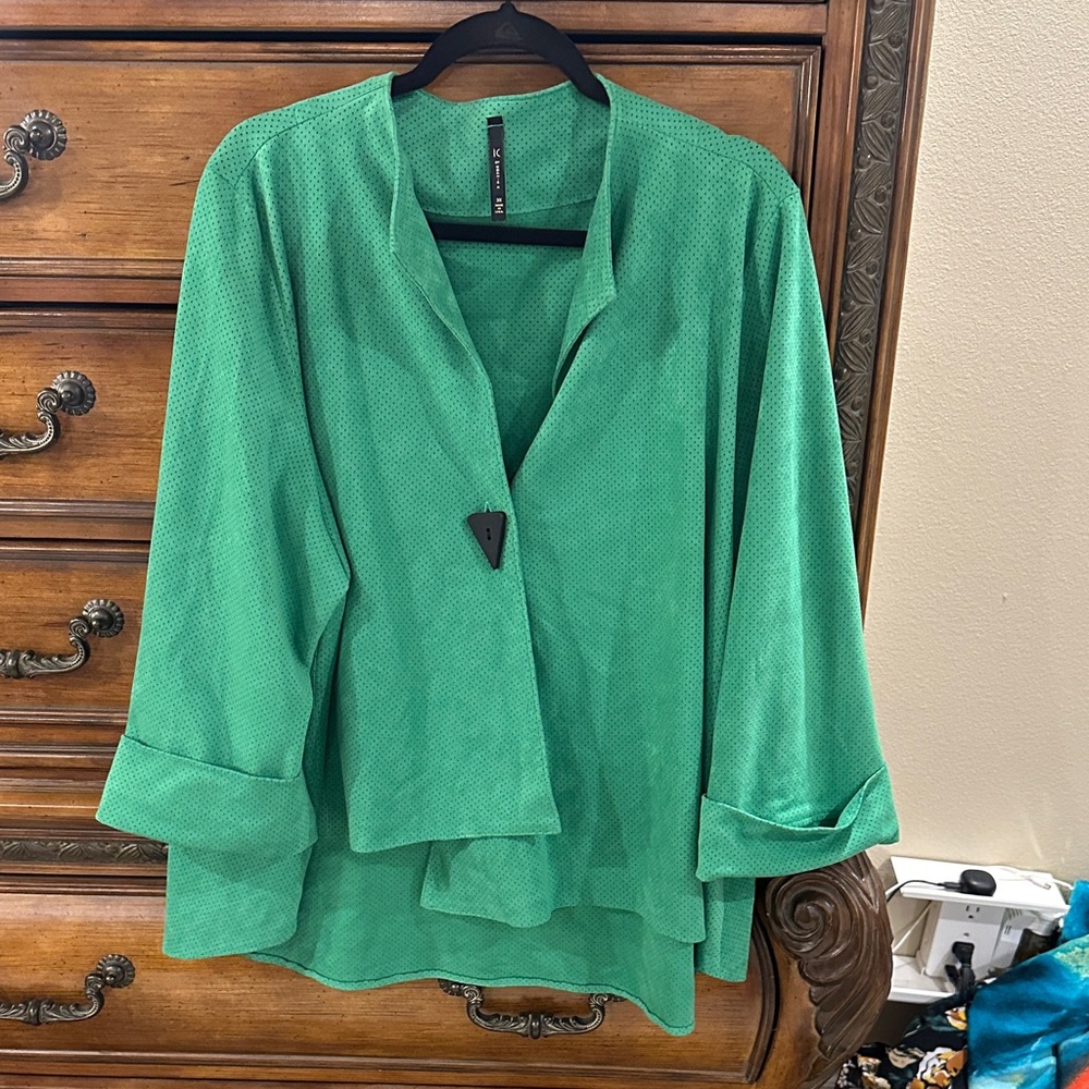IC COLLECTION Emerald Green jacket